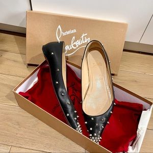 Christian Louboutin studded flats US 8